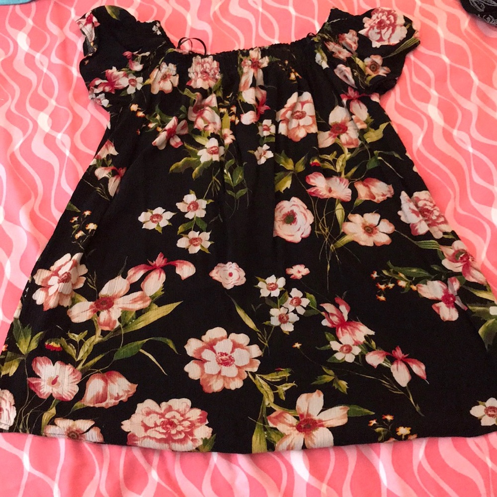 Off the shoulder dress